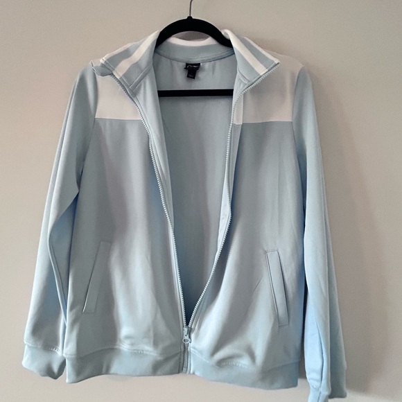 ART CLASS • Blue & White Long Sleeve Jacket • L • - Picture 6 of 7